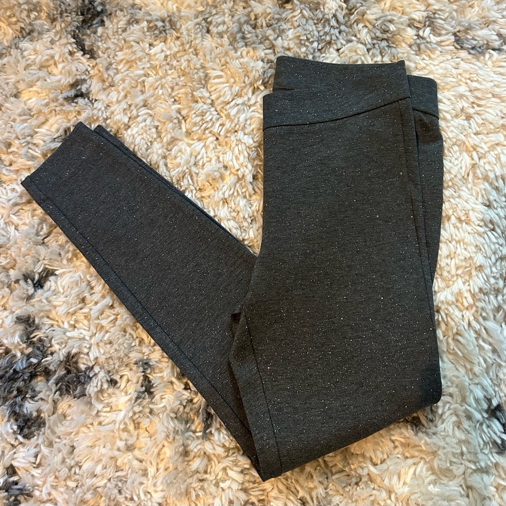 LOFT Grey Sparkle Leggings